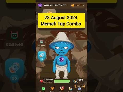 Memefi Secret Tap Combo 23 August 2024 #memefi #dailycombo