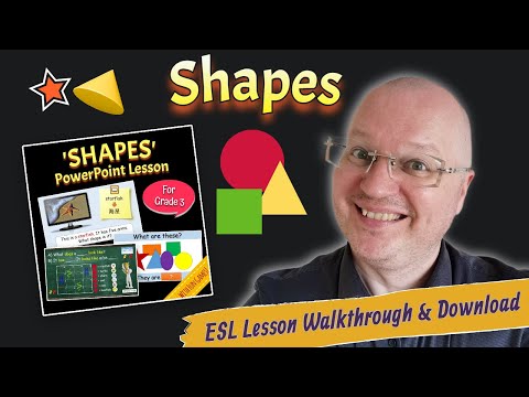 Shapes - Grade 3 ESL Lesson Walkthrough and Download