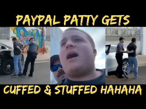 Paypal Patty Runs Stop Sign! Gets Removed From Moms Car By Officer! HAHAHA