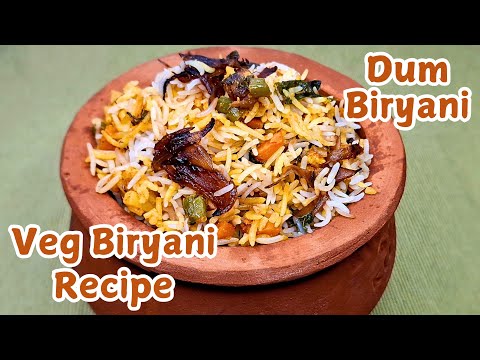 Veg Biryani Recipe 😋🤤 | Dum Biryani 🍽😍 | Biryani Recipe 🍴 | Veg Dum Biryani Recipe 🤯 | Veg Recipes 💪