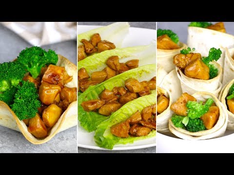 Teriyaki Chicken Wraps {3 Ways}