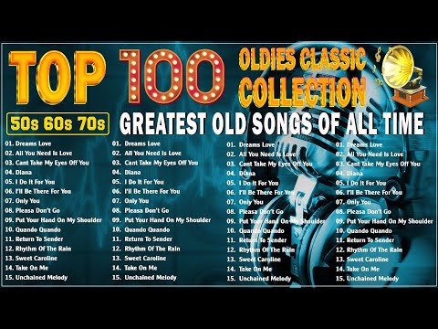 Top Songs Of Oldies But Goodies 50s 60s 70s Paul Anka, Matt Monro, Engelbert, Andy Williams