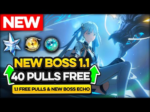 New Boss + Free 40 Pulls Wuthering Waves Version 1.1 Trailer Livestream?