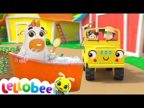 Ella’s Silly Farm Fixes: Can You Spot the Funny Animals? |  Kids Playhouse Song Mix