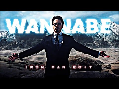 IRON MAN x Wannabe | Iron Man edit | Tony Stark | Wannabe