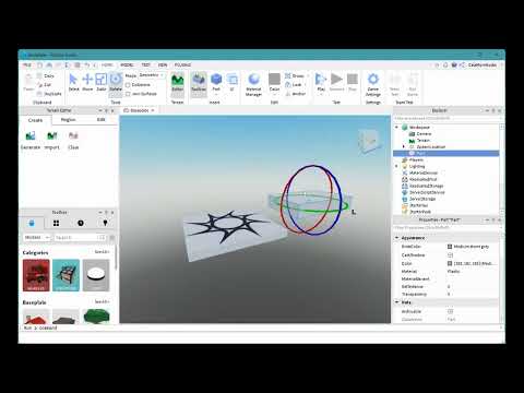 Move, Scale, and Rotate Parts in Roblox Studio