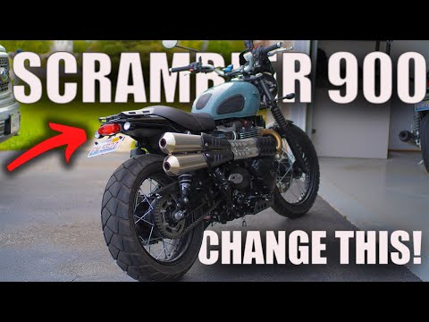 You gotta do this for your Triumph Scrambler 900 / Street Scrambler.