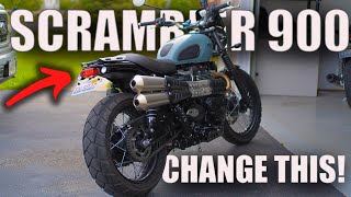 You gotta do this for your Triumph Scrambler 900 / Street Scrambler.