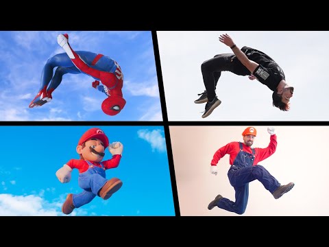 ALL Stunts 2023 In Real Life (Spiderman, Sonic, Mario, MORE!)