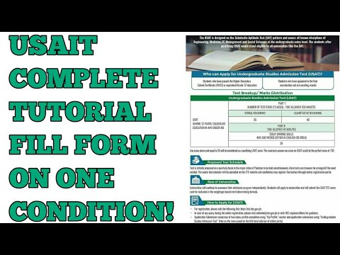 USAIT TEST COMPLETE TUTORIAL/MUST WATCH BEFORE FILLING FORM!