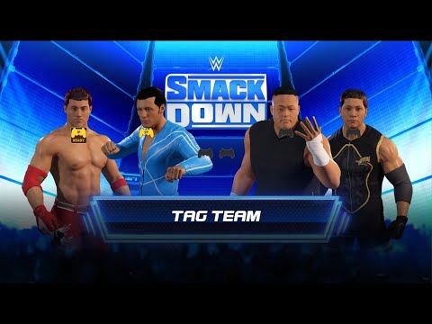 WWE 2K22 AWA friday Night Smackdown: The Family get attacked by....