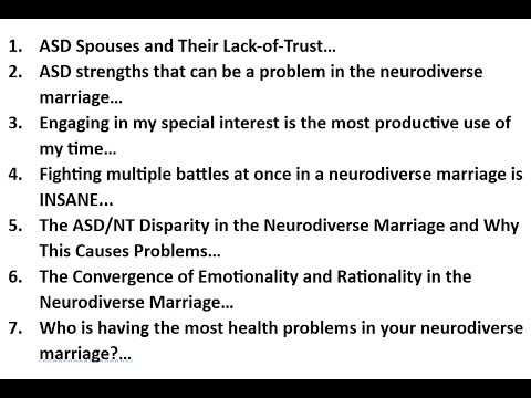 Lack of trust, ASD strengths that are a problem, fighting multiple battles, and special interests: