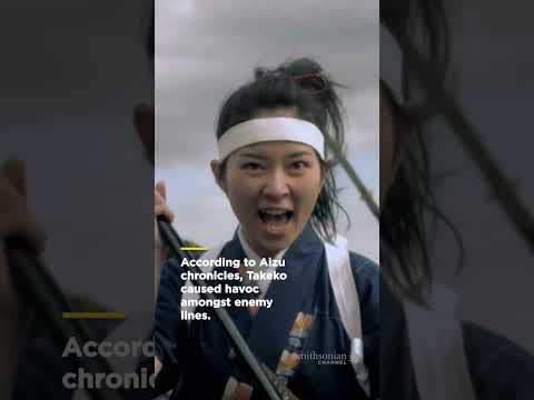 Takeko Nakano: The fierce female samurai warrior | Smithsonian Channel #Shorts