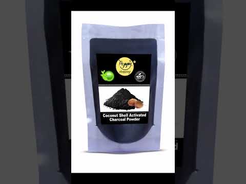 @peppyshopping ACTIVATED CHARCOAL POWDER FOR FACE, HAIR & TEETH WHITENING #shorts #activatedcharcoal