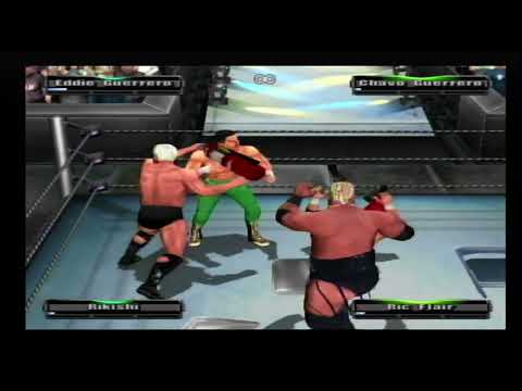 WWE WrestleMania XIX - Los Guerreros Vs Ric Flair & Rikishi - Hardcore Match