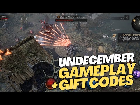 UNDECEMBER MOBILE GAMEPLAY + GIFT CODES VALID UNTIL NOVEMBER 6 -23