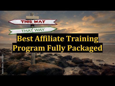 Best Affiliate Training Program Fully Packaged