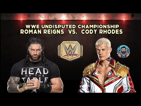 WWE Title Match | Roman Reigns vs Cody Rhodes | TLC | WWE Royal Rumble