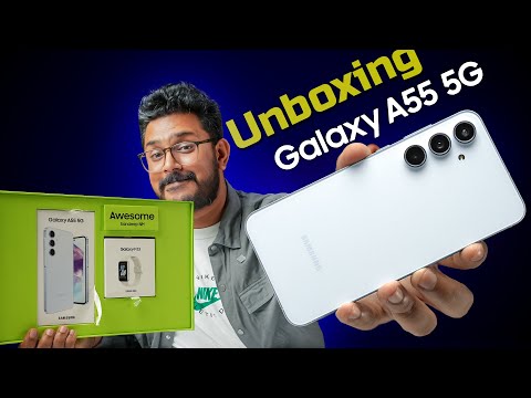 Samsung Galaxy A55 5G Unboxing in ಕನ್ನಡ⚡Exynos 1480, sAMOLED 120Hz, DDR5, UFS 3.1, 5000mAh+25W