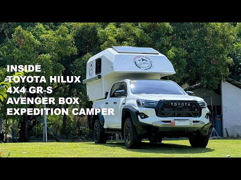 Toyota Hilux GRS and Inside the Avenger Box Camper