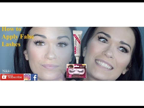 How to Apply False Lashes | Nikki Brewer