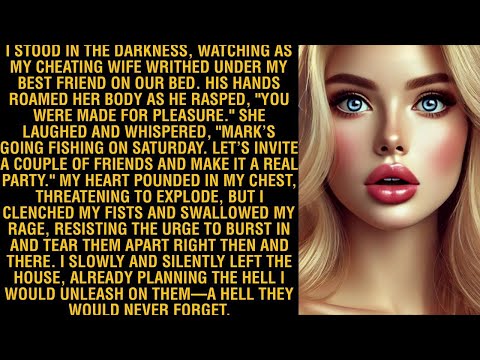 I STOOD IN THE DARKNESS, WATCHING AS MY CHEATING WIFE WRITHED UNDER MY BEST FRIEND ON OUR BED...