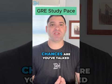 GRE Study Strategy: Study at Your Own Pace! 🚀| #GRE | #Shorts