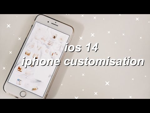 *iOS 14* iphone customization! so simple, aesthetic + kpop themed! pastel brown + beige theme*