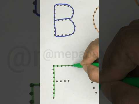 ABCD drawing colour #shorts #alphabet #abcd #youtubeshorts