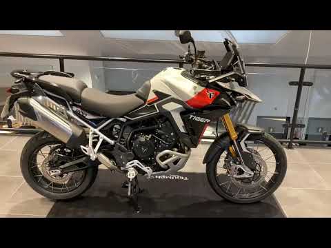 Triumph Tiger 900 Rally Pro finished in Ash grey/Intense orange