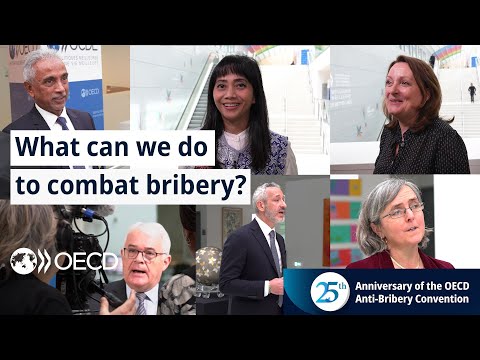 What are 3 things governments, businesses and civil society can do to combat bribery?