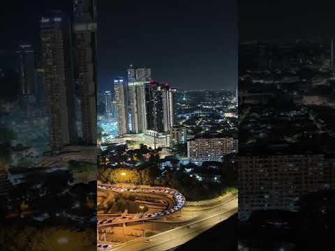 Johor Bahru, Malaysia at night - September 2024. 马来西亚新山入夜城市景观 - 2024年9月。#jb #johorbahru #malaysia