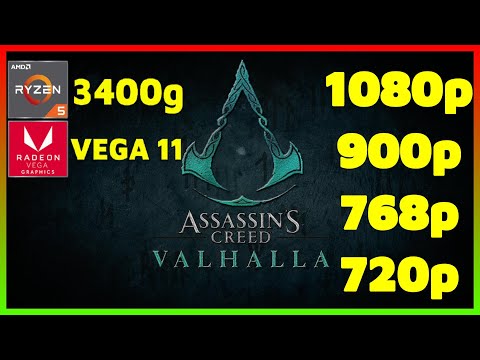 Assassin's Creed Valhalla | Ryzen 5 3400G Vega 11 2x8 (2666MHz) 16GB RAM