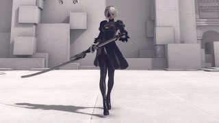 【NieR:Automata】2B 全武器モーション鑑賞動画 All actions（Moveset）