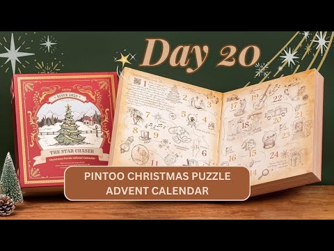 DAY 20 - Pintoo Christmas Puzzle Advent Calendar #adventcalendar2023 #puzzle #jigsawpuzzle