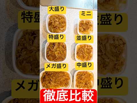 【徹底比較】外食チェーン【すき家の牛丼、ドミノピザ、スタバ、マックフライポテト】どのサイズがお得なのか比較したら驚きの結果に！#shorts