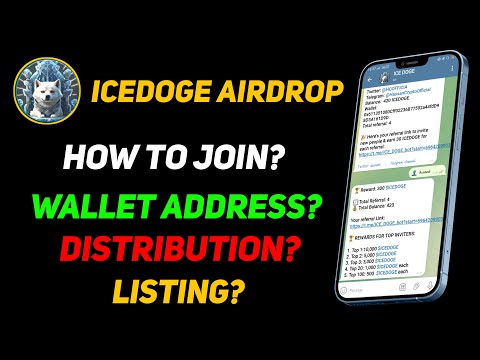 Ice doge airdrop - Ice doge withdraw eligible - complete Details - Hassan Crypto Official