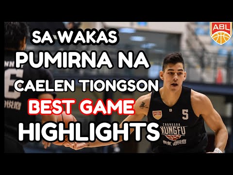 SA WAKAS PUMIRNA NA!CAELEN  TIONGSON BEST GAME HIGHLIGHTS