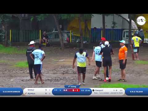 Sawade Vs Tulsan Match At श्री भैरवनाथ चषक २०२४ । आयोजक - खुडेवाडी