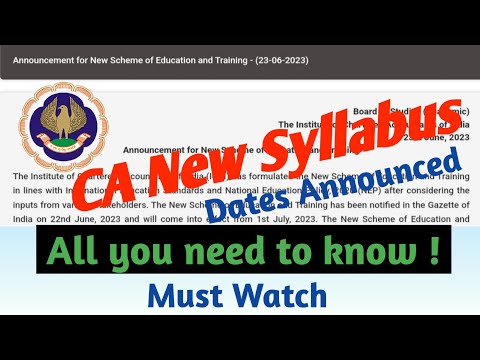 Breaking News | ICAI New Scheme | Dates Announced | CA Aman Karn #icai #icainewscheme #ca #caupdates