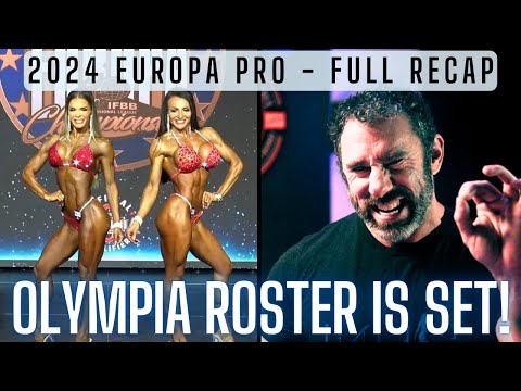 Surprising Last-Minute Olympia Qualifications!  Europa Pro Recap