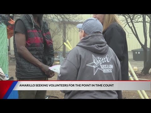 Amarillo seeks volunteers for first Point-In-Time Count of 2025