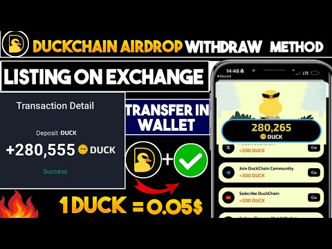 Duck Chain Airdrop withdraw now | Duck Chain Airdrop listing date | Duck Chain Airdrop update today