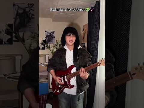 Han playing HOLD MY HAND on guitar + m/v bts