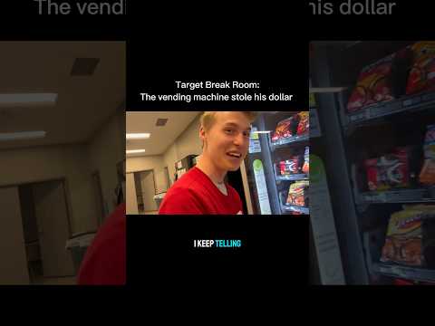 The Vending Machine Stole His Dollar (target vlog)