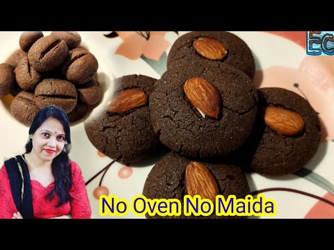 बिना मैदा बिना क्रीम बटर without oven बेक़री स्टाइल बिस्कुट अब घर पर। Cookies recipe