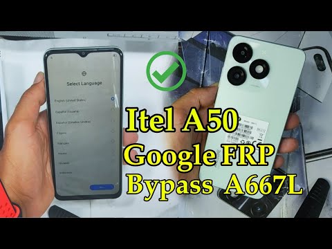 itel A50 Google FRP Bypass Without Pc itel A667L