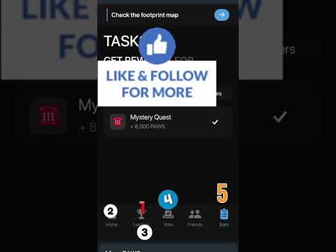 How To unlock Paws Mystery Quest And Earn 8000 paws#shorts #paws #fyp #viralshort