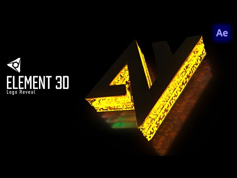 Element 3D Logo Reveal Animation - AFTER EFFECTS