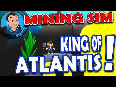 Ok yeah Atlantis is OP!!! Roblox Mining Simulator Atlantis!